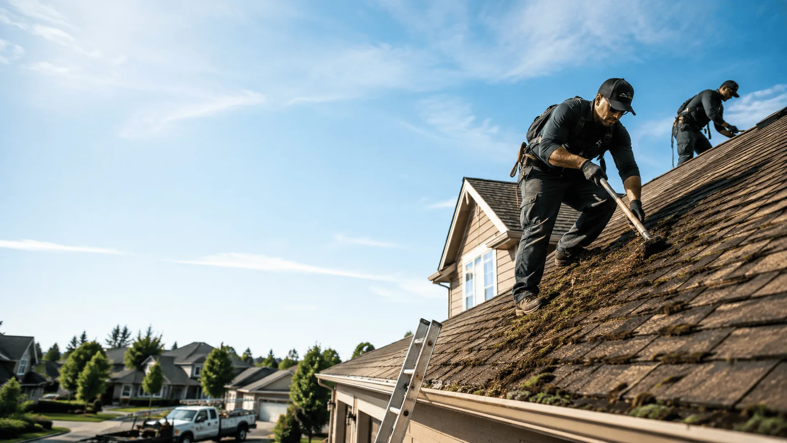 Roof Moss Removal in Canton, MA near me
